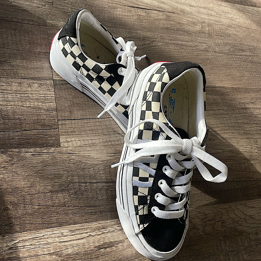 Checkered Vans - image 1